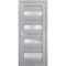 Sartodoors Interior Solid French Door Frosted Glass Grey 36x80 Solid Core Modern Interior VEREGIO7455ID-GRE-36 - alternate 1
