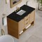 James Martin Vanities Solene 48" Single Vanity, Seaside Oak, w/ 3 CM Phantome Eclos Top D225-V48-SSO-3PHT - alternate 3