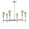 Jonathan Y Turing 28.5" Adjustable Height Metal LED Chandelier, Chrome JYL7458A - alternate 3