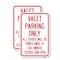 Signmission Valet Parking Only All Others Towed, 18'' X 24'' 2 Signs, Heavy Gauge Aluminum, 2PK A-1824-2PACK-22757 - alternate 1