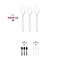 Smarty Had A Party Clear Plastic Disposable Spoons (1000 Spoons), 1000PK 420S-CL-CASE - alternate 2