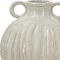Homeroots 10" Sage And Gray Round With Handles Ceramic Table Vase 574219 - alternate 2