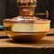 Kings County Tools Oil Lamp 4.75 in Tall Nautical Lamp, Naval-Style Copper & Brass Body & Glass Bulb Decorative Lantern GW81A02-01 - alternate 2