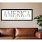 Homeroots America Land that I Love 2 Black Framed Print Wall Art 407588 - alternate 2