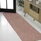 Jonathan Y Miles Modern Minimalist Radius Corner Solid Light Rose 2 ft. x 8 ft. Shaped Runner Rug SHP100E-28 - alternate 3