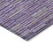 Homeroots 9' X 12' Purple And Lavender Striped Washable Indoor Outdoor Area Rug 587930 - alternate 2
