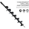 Hiltex 3/4'' Shaft Steel Auger Bit for Planting and Fencing, 4'' Width x 30'' Height 10245 - alternate 2