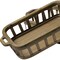Homeroots Set of Two Brown Wood Indoor Outdoor Tray With Handles 376048 - alternate 2