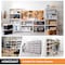 Homedant 5-Tier Boltless Heavy Duty Metal Shelving Unit, 35.9"W x 16.2"D x 71.3"H, White 805901 - alternate 2