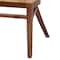 Bali & Pari Lumajang Bohemian Light Honey Rattan and Wood 2-Piece Dining Chair Set 251-2PC-13760-ZORO - alternate 2