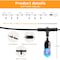 Homevenus Smart Outdoor String Lights Color Changing APP Control Work with Alexa Google, 3 Core Wire, RGB-84FT SY-SL3C-84 - alternate 2