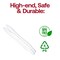 Smarty Had A Party 12" Clear Disposable Plastic Serving Tongs (48 Tongs), 48PK 4542-CASE - alternate 2