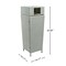 Happimess Keaton Modern 24.13 Gal. All-Weather Wicker/Metal Lidded Hideaway Outdoor Trash Can, Mint Blue/White HPM1203C - alternate 3