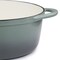 Megachef 7 Quarts Oval Enameled Cast Iron Casserole in Gray MG-CO33AG - alternate 3