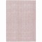 Homeroots 9' X 12' Pink And Ivory Geometric Washable Indoor Outdoor Area Rug 614771 - alternate 2