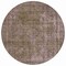 Homeroots 8' Brown And Beige Round Medallion Washable Indoor Outdoor Area Rug 616420 - alternate 2