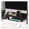 Mind Reader Adjustable Rectangular Monitor Stand, 14.5in x 10.5in x 2.5in to 5.25in, Black, Supports 50 lb, 2PK 2SMPLMON-BLK - alternate 2