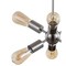 Jonathan Y Jobs 17.5" Sputnik Metal LED Chandelier, Nickel JYL9524A - alternate 2