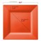 Smarty Had A Party 6.5" Tropical Coral Square Plastic Cake Plates (120 Plates), 120PK 9956-CASE - alternate 2