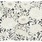 York Wallcoverings Wood Block Blooms Black and Gold Wallpaper Sample BW3923SAM - alternate 1
