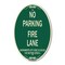 Signmission Sacramento No Parking Fire Lane Sign City Cod, 12 In X 18 In Architectural, Heavy Gauge Aluminum A-OV-G-1218-22973 - alternate 1