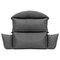 Leisuremod Hanging 2 person Egg Swing Cushion, Dark Grey ES57C-DGR - alternate 2