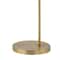Jonathan Y Nora 71" Coastal Vintage Iron LED Floor Lamp, Brass Gold/White JYL3089A - alternate 3
