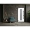 Vdomdoors Front Exterior Prehung Steel Door Ronex1055 Teak Entry Metal Modern Painted W36xH80 Right hand RONEX1055EXD-OAK-W36 X H80-RH-I - alternate 2