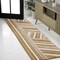 Jonathan Y Retro Rainbow Contemporary Stripe Red/Gold/Cream 2 ft. x 8 ft. Runner Rug DZC102C-28 - alternate 1