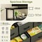Simple Deluxe TV Stand Dresser for Bedroom Entertainment Center with 5 Fabric Drawers, up for 45in TV, Storage Or 3A88HKCABT5TVGRY - alternate 2