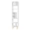 Homeroots 78" Brown And White Wood Ten Tier Bookcase 403096 - alternate 1