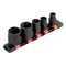 Performance Tool 5 pc. Bolt Extractor Set, Spiral Grip, CrMo Steel, 3/8 in. Drive W38922 - alternate 2
