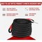 Mytee Products 1 inx30 ft Kinetic Recovery Tow Rope 33,900 LBS Red & Black Offroad Snatch Strap KRR-01-30 - alternate 2