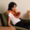 Hugimals World Hugarounds Ollie the Orangutan Weighted Neck and Shoulder Wrap Orange HUG041OR - alternate 2