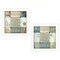 Homeroots Set Of Two Sunshine Sand and Sea White Framed Print Wall Art, 2PK 405706 - alternate 1