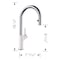 Blanco Urbena Pull-Down 1.5 GPM, Chrome/White 526391 - alternate 2