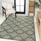 Jonathan Y Amora Traditional Mediterranean Tile Design Green/Cream 5 ft. x 8 ft. Indoor/Outdoor Area Rug TSN206D-5 - alternate 2