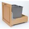 Rev-A-Shelf Maple Wood; Steel; Plastic, Natural Maple, 20.25 in W, 19.25 in H, 21.75 in D 4WCBM-2430DM-2 - alternate 2