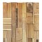 Homeroots Brown 3D Embossed Abstract Teak Reclaimed Wood Decorative Wall Panels 617479 - alternate 2