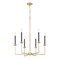 Z-Lite Gaultier  Modern Gold 6 Light Chandelier 6100-6MGLD - alternate 2