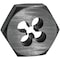 Century Drill & Tool 1/4-20 National Coarse 1'' Across Flats Fractional Hexagon Die 96201 - alternate 1