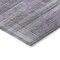 Homeroots 9' X 12' Purple Lavender And Gray Striped Washable Indoor Outdoor Area Rug 588068 - alternate 3