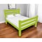 Homeroots Lime Green Solid Wood Queen Bed Frame 548167 - alternate 1