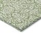 Homeroots 3' X 5' Green And Ivory Damask Washable Indoor Outdoor Area Rug 595139 - alternate 2