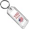 Easy 2 Buy Usa Premium Key Tag 3in Slip-Slot Plastic Heavy Duty Clear Crystal Label Ring Included, 100PK 208.8 - alternate 1