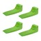 Mytee Products Auto, Car Carrier Tire Skates Single Extra Wide for Tow Truck, Wrecker Green, 4PK TIRESKT-55x4 - alternate 1