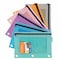 Bazic Products 3-Ring Pencil Pouch with Mesh Window, Retro Pastel Colors, 4PK 810 - alternate 2