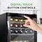 Nutrichef 33 Bottle Wine Fridge, Black PKCWCDS335 - alternate 2