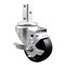 Service Caster 3 Inch Soft Rubber Wheel Swivel 3/4 Inch Square Stem Caster with Brake SCC SCC-SQ20S314-SRS-TLB-34 - alternate 1
