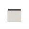 Homeroots 24" X 17" X 20" Cream White And Dark Grey Mdf Nightstand 319116 - alternate 2